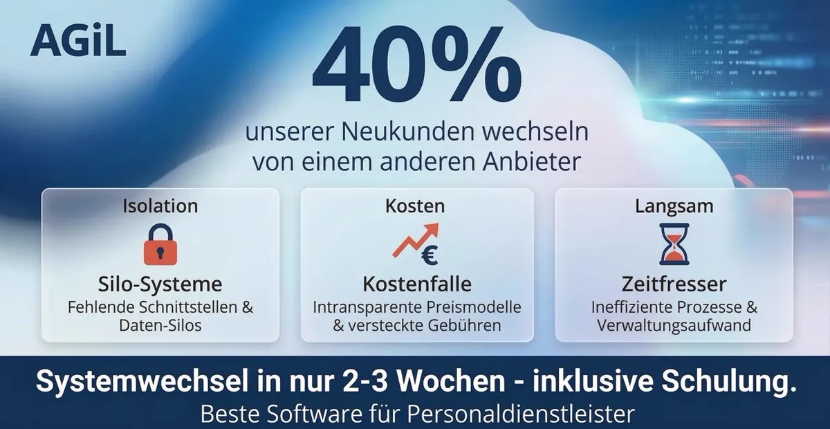 Warum Personaldienstleister ihre Software wechseln: Die 3 häufigsten Gründe