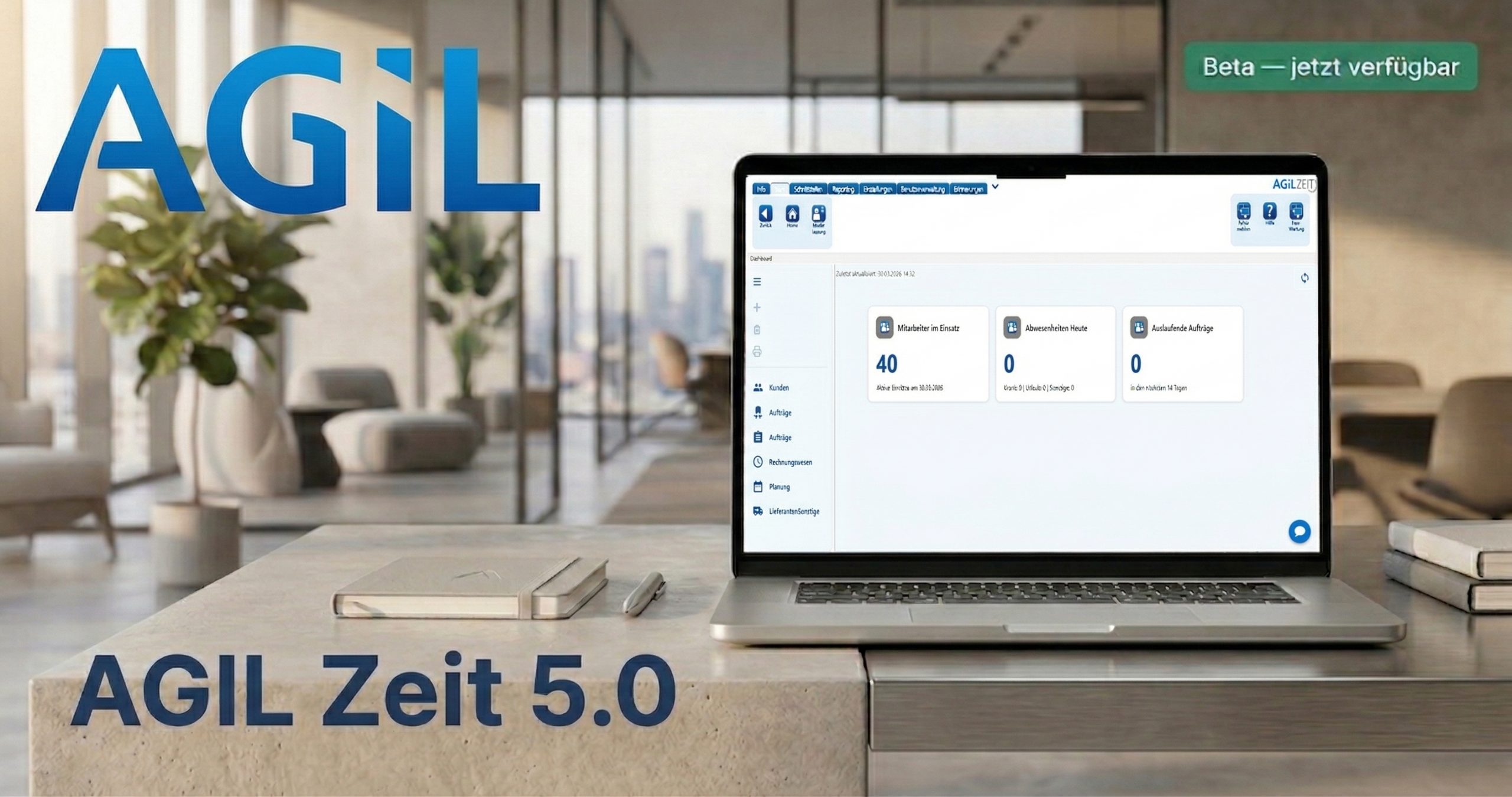 AGIL Zeit 5.0 Open Beta